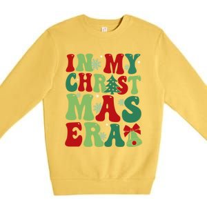 In My Christmas Era Xmas Party Season Pjm Cool Gift Premium Crewneck Sweatshirt