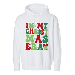 In My Christmas Era Xmas Party Season Pjm Cool Gift Garment-Dyed Fleece Hoodie