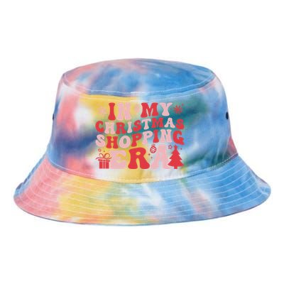 In My Christmas Shopping Era Retro Merry Christmas Holiday Gift Tie Dye Newport Bucket Hat