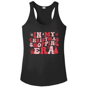 In My Christmas Shopping Era Retro Merry Christmas Holiday Gift Ladies PosiCharge Competitor Racerback Tank