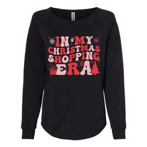 In My Christmas Shopping Era Retro Merry Christmas Holiday Gift Womens California Wash Sweatshirt