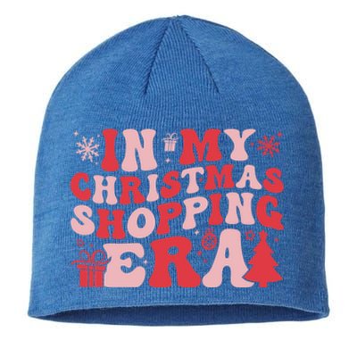 In My Christmas Shopping Era Retro Merry Christmas Holiday Gift Sustainable Beanie