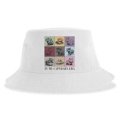 In My Capybara Era, Capybara Lover Gift Sustainable Bucket Hat