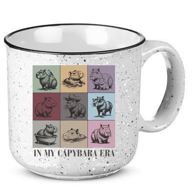 In My Capybara Era, Capybara Lover Gift 15oz Campfire Ceramic Mug