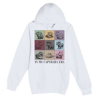 In My Capybara Era, Capybara Lover Gift Premium Pullover Hoodie