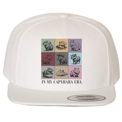 In My Capybara Era, Capybara Lover Gift Wool Snapback Cap