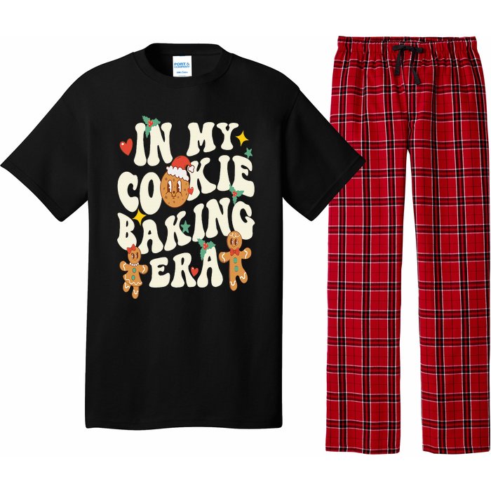 In My Cookie Baking Era Funny Holiday Baker Groovy Retro Pajama Set