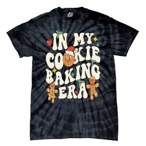 In My Cookie Baking Era Funny Holiday Baker Groovy Retro Tie-Dye T-Shirt