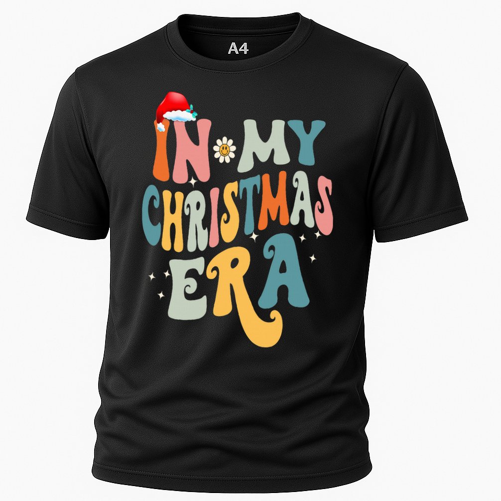 In My Christmas Era Groovy Matching Family Christmas Cooling Performance Crew T-Shirt