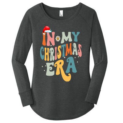 In My Christmas Era Groovy Matching Family Christmas Women's Perfect Tri Tunic Long Sleeve Shirt