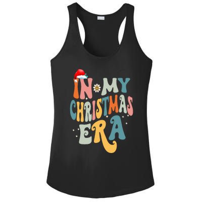 In My Christmas Era Groovy Matching Family Christmas Ladies PosiCharge Competitor Racerback Tank