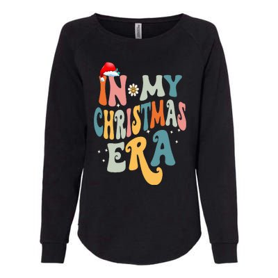 In My Christmas Era Groovy Matching Family Christmas Womens California Wash Sweatshirt