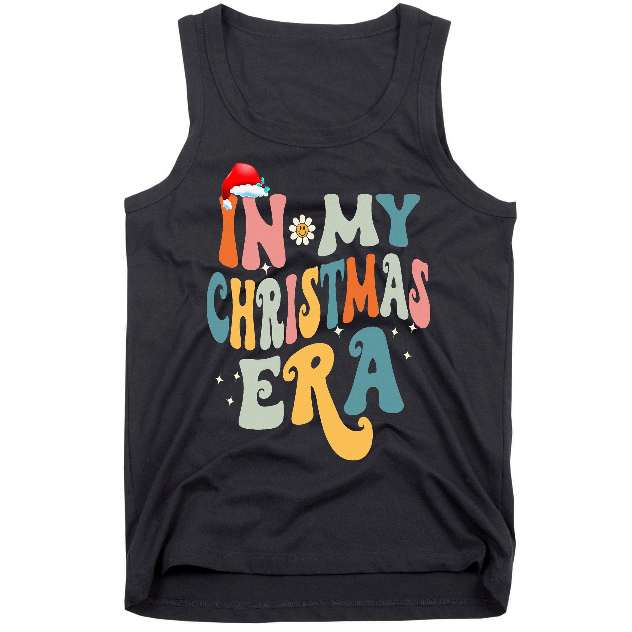 In My Christmas Era Groovy Matching Family Christmas Tank Top