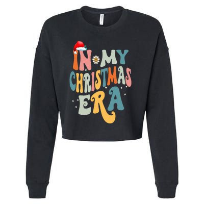 In My Christmas Era Groovy Matching Family Christmas Cropped Pullover Crew