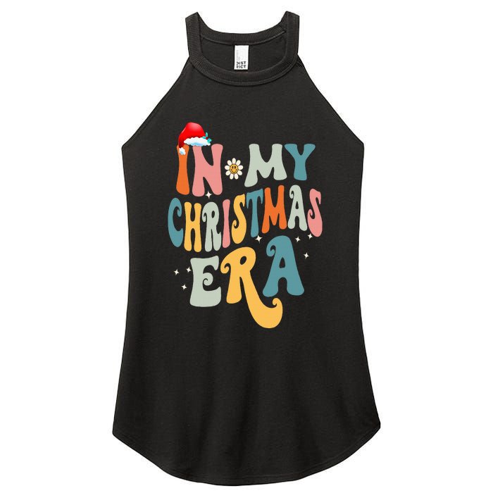 In My Christmas Era Groovy Matching Family Christmas Women's Perfect Tri Rocker Tank