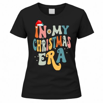 In My Christmas Era Groovy Matching Family Christmas Women's T-Shirt