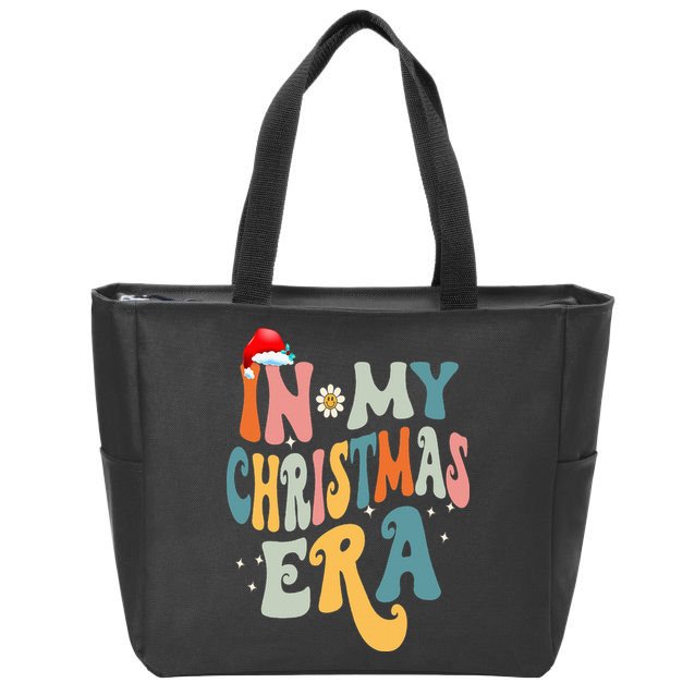 In My Christmas Era Groovy Matching Family Christmas Zip Tote Bag