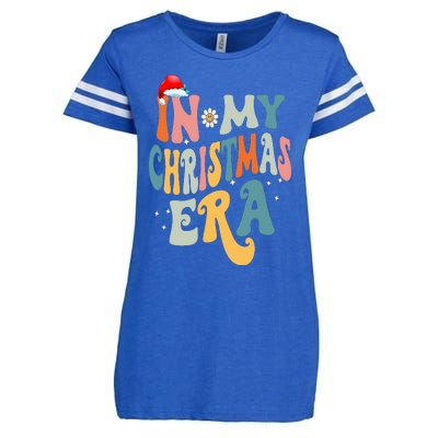 In My Christmas Era Groovy Matching Family Christmas Enza Ladies Jersey Football T-Shirt