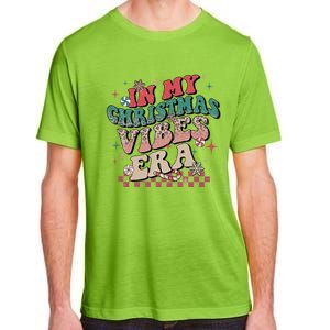 In My Christmas Vibes Era Xmas Groovy Santa Squad Holiday Gift Adult ChromaSoft Performance T-Shirt