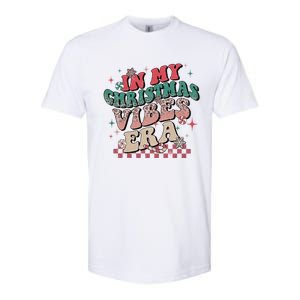 In My Christmas Vibes Era Xmas Groovy Santa Squad Holiday Gift Softstyle CVC T-Shirt