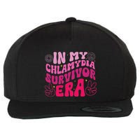 In My Chlamydia Survivor Era Funny Inappropriate Wool Snapback Cap