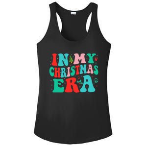 In My Christmas Era Cute Groovy Christmas Holiday Xmas  Ladies PosiCharge Competitor Racerback Tank