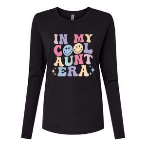 In My Cool Aunt Era Groovy Retro For Auntie Meaningful Gift Womens Cotton Relaxed Long Sleeve T-Shirt