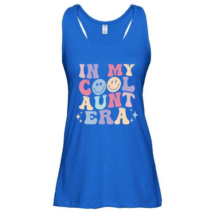 In My Cool Aunt Era Groovy Retro For Auntie Meaningful Gift Ladies Essential Flowy Tank