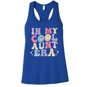 In My Cool Aunt Era Groovy Retro For Auntie Meaningful Gift Women's Racerback Tank