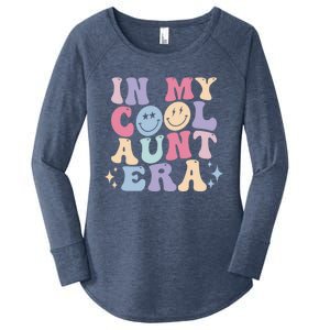 In My Cool Aunt Era Groovy Retro For Auntie Meaningful Gift Women's Perfect Tri Tunic Long Sleeve Shirt