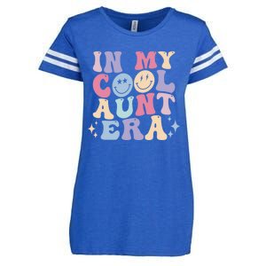 In My Cool Aunt Era Groovy Retro For Auntie Meaningful Gift Enza Ladies Jersey Football T-Shirt