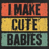 I Make Cute Babies Dad Mom Adult Drive Performance Visor