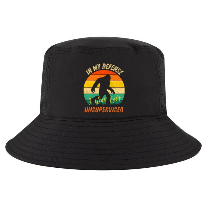 In My Defense I Was Left Unsupervised Gorilla Cool Comfort Performance Bucket Hat
