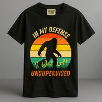 In My Defense I Was Left Unsupervised Gorilla Garment-Dyed Heavyweight T-Shirt