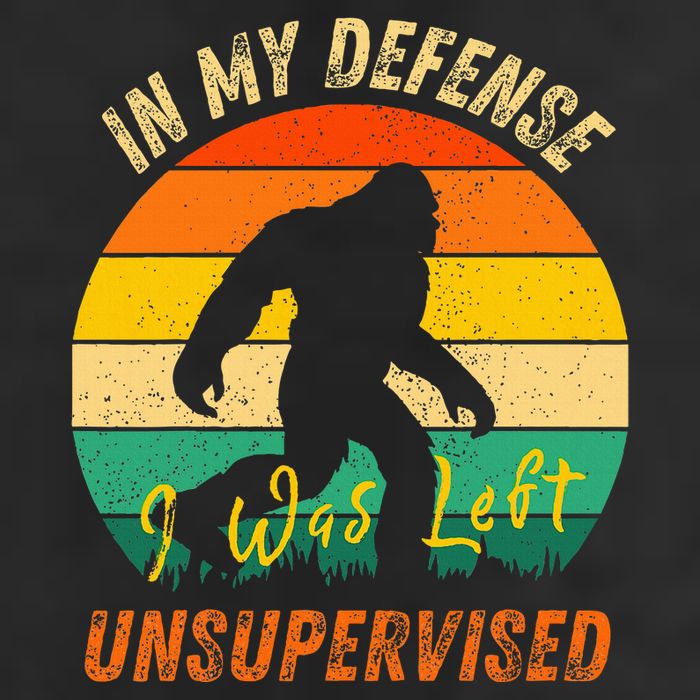 In My Defense I Was Left Unsupervised Gorilla Garment-Dyed Heavyweight T-Shirt