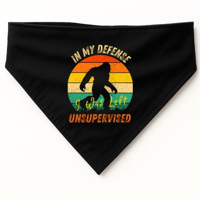 In My Defense I Was Left Unsupervised Gorilla USA-Made Doggie Bandana