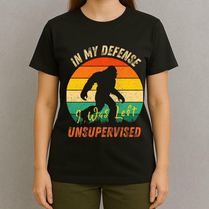 In My Defense I Was Left Unsupervised Gorilla T-Shirt