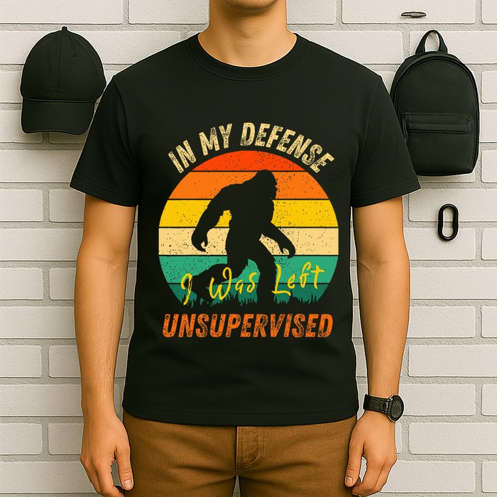 In My Defense I Was Left Unsupervised Gorilla T-Shirt