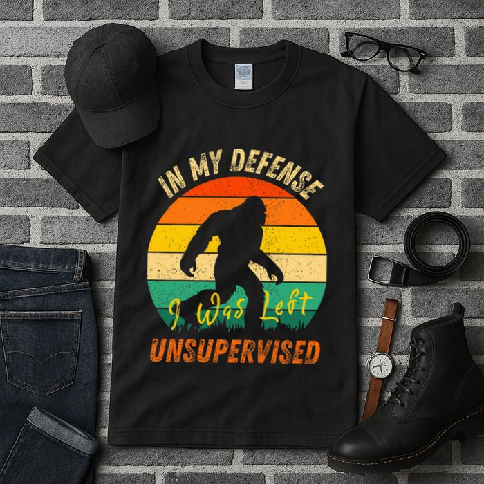 In My Defense I Was Left Unsupervised Gorilla Tall T-Shirt