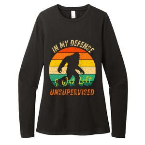 In My Defense I Was Left Unsupervised Gorilla Womens CVC Long Sleeve Shirt