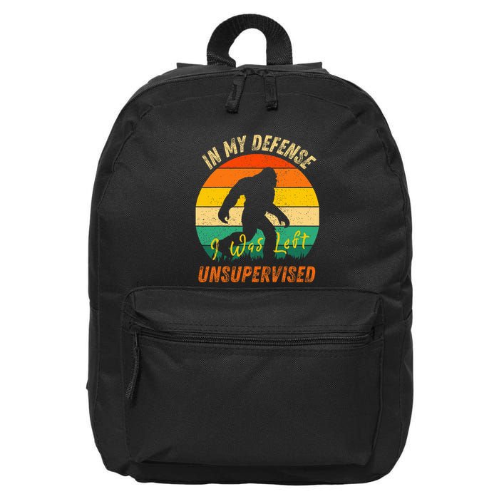 In My Defense I Was Left Unsupervised Gorilla 16 in Basic Backpack