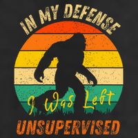 In My Defense I Was Left Unsupervised Gorilla 25L Jumbo Tote