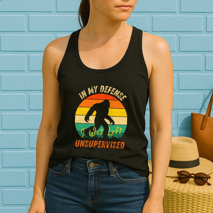 In My Defense I Was Left Unsupervised Gorilla Womens Tank Top