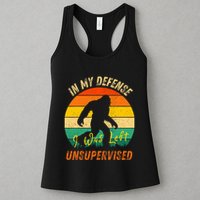 In My Defense I Was Left Unsupervised Gorilla Womens Tank Top