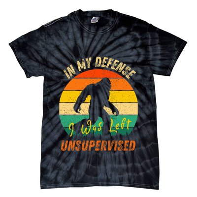 In My Defense I Was Left Unsupervised Gorilla Tie-Dye T-Shirt