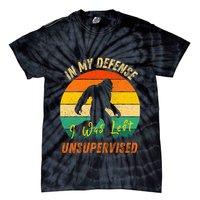 In My Defense I Was Left Unsupervised Gorilla Tie-Dye T-Shirt