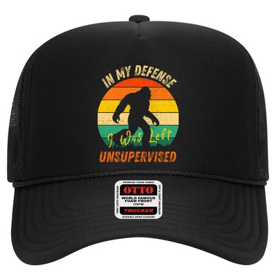 In My Defense I Was Left Unsupervised Gorilla Trucker Hat