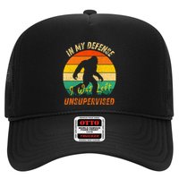 In My Defense I Was Left Unsupervised Gorilla Trucker Hat