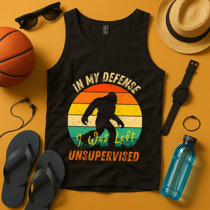 In My Defense I Was Left Unsupervised Gorilla Tank Top