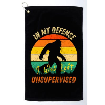 In My Defense I Was Left Unsupervised Gorilla Golf Towel